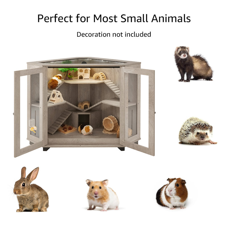 Ackerly Small Animal Modular Habitat, 31.2" H x 45.7" W x 27.1" D
