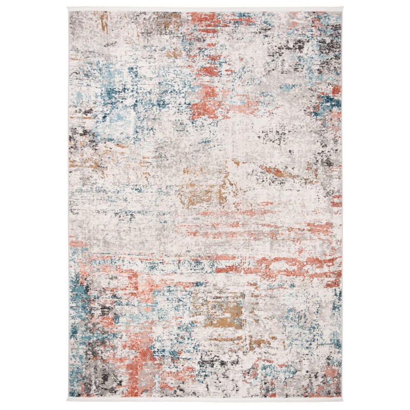 Chi Abstract Area Rug, Rectangle 61 x 91 cm
