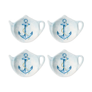 Set of 8 Teabag Holder Sail Away