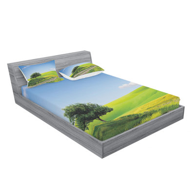 Microfiber Floral Sheet Set