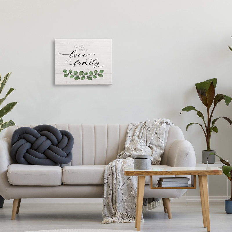 Besoin d'amour et de famille, Plaque murale, H 20 po x l 20 po x P 1,5 po