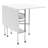 58.75'' x 36.5'' Foldable Sewing Table with Sewing Machine Platform and Wheels