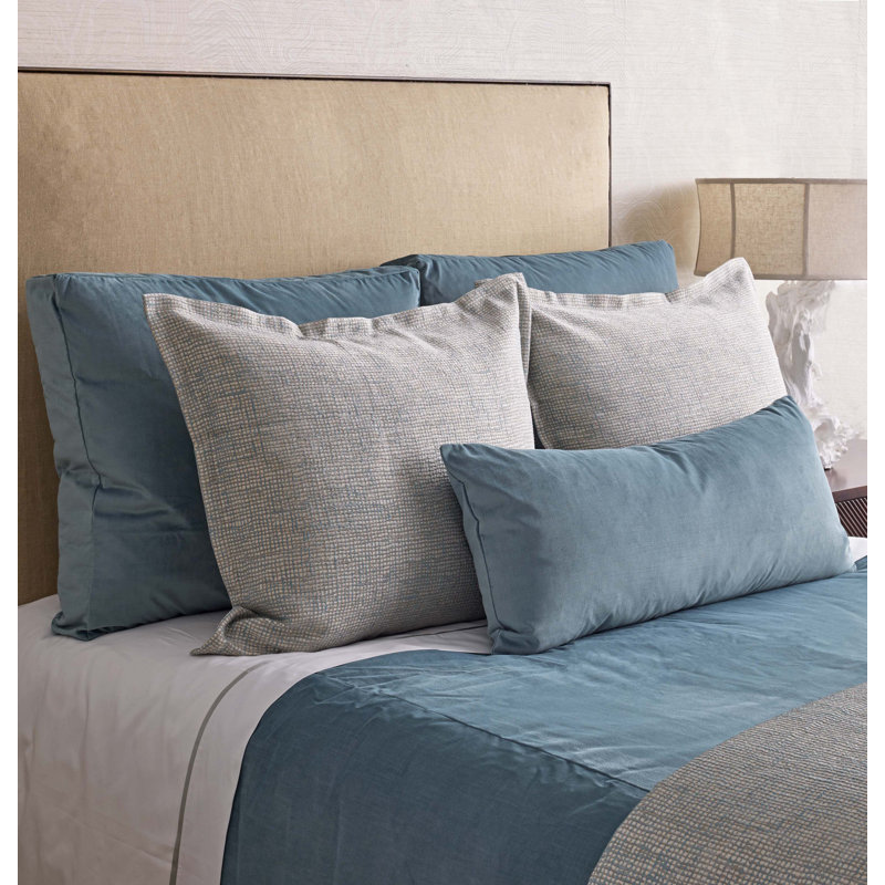Screen Pillow, 36" x 25 ", Aqua-Gold