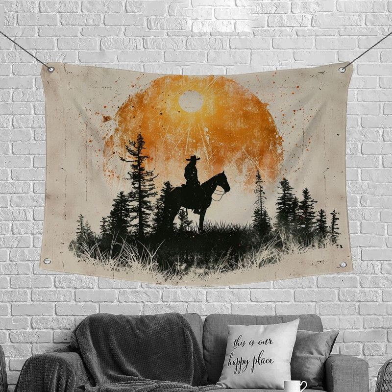 Microfiber Fabric Tapestry, 88" H x 104" W