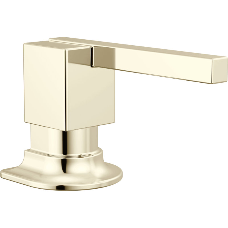 Brizo Frank Lloyd Wright®: Soap/Lotion Dispenser, Polished Nickel