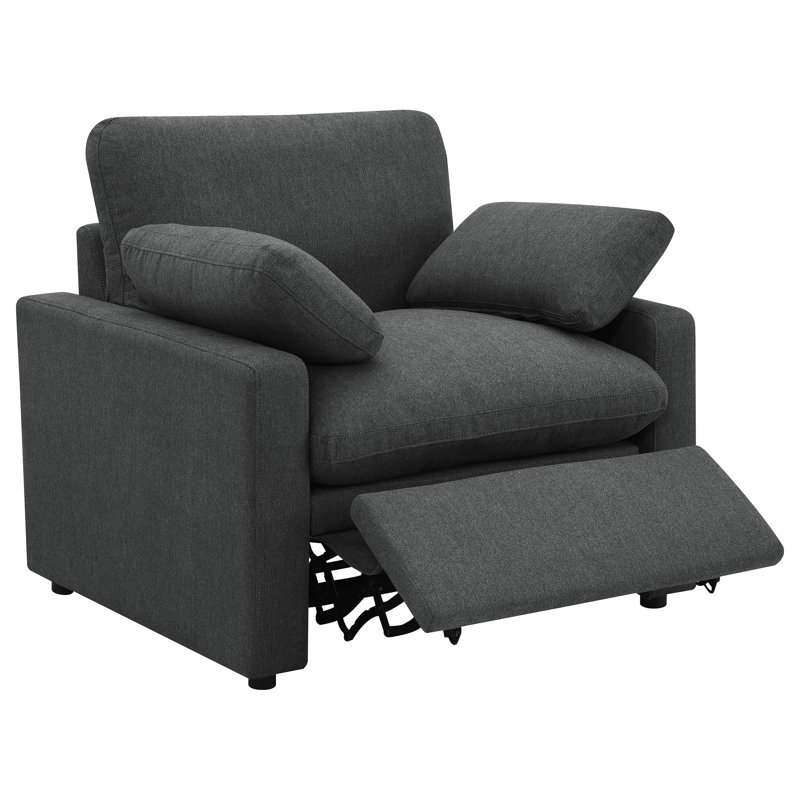 Fauteuil inclinable électrique Roca gris foncé, Gris foncé