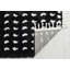 Tapis noir / blanc touffeté à la machine Haiden-1210315800