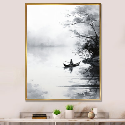 Jackye Asian Art Canoe Boat II - reproduction d'art