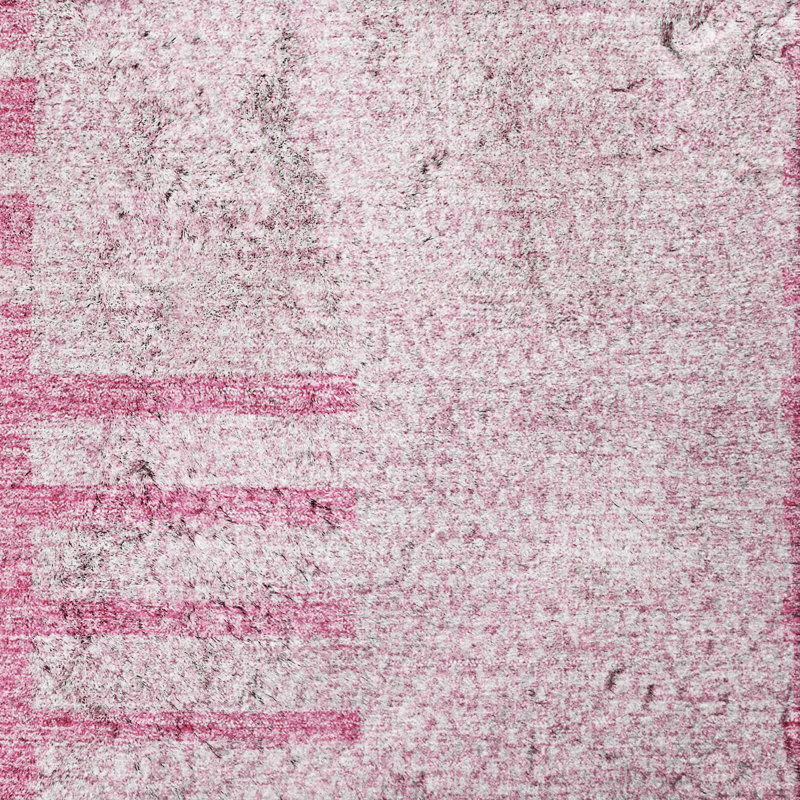 Tapis à poil long de qualité supérieure lavable à la machine Dream ADS686, Rose, 3 pi x 5 pi