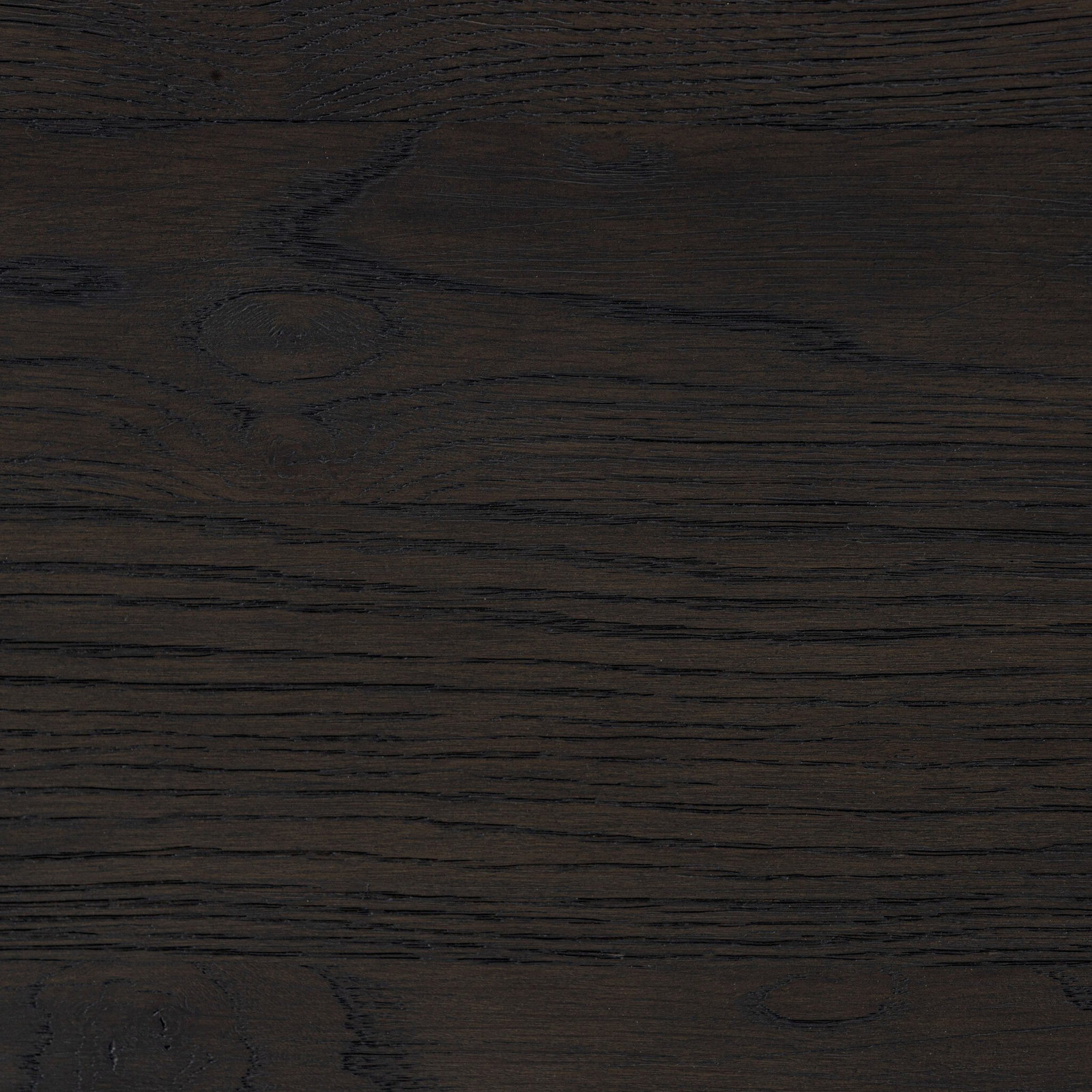 77" Oak Double Dresser, Black