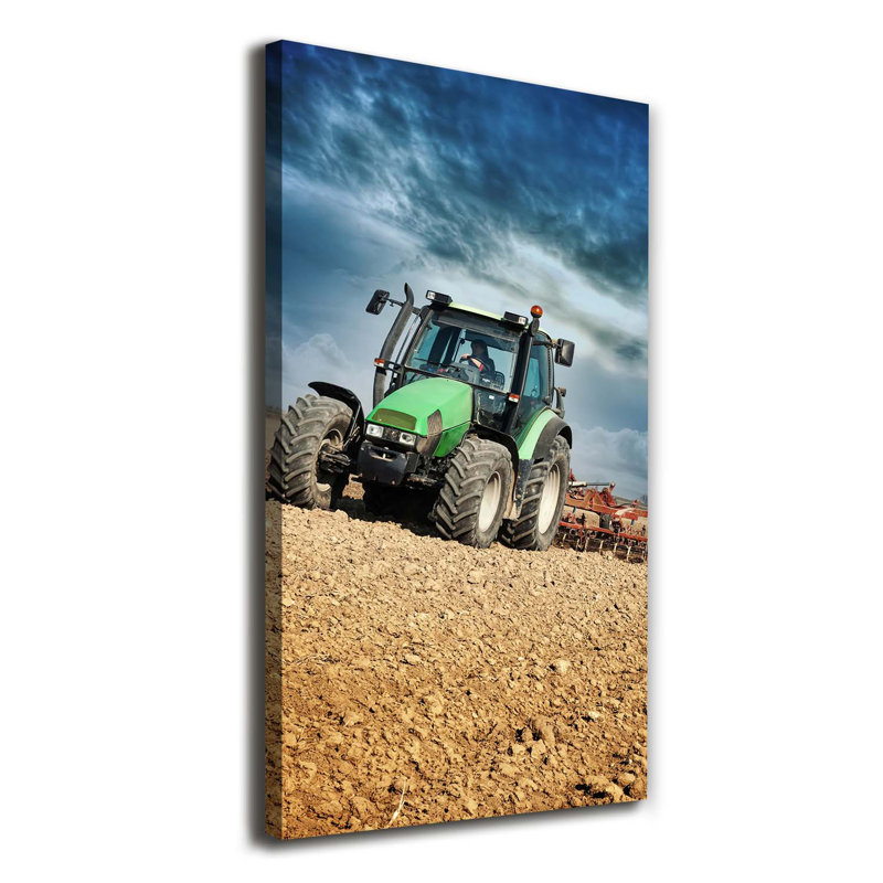 Tractor - Wrapped Canvas Print