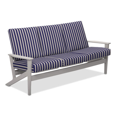 Chrisa 74.5'' Wide Patio Sofa with Cushions