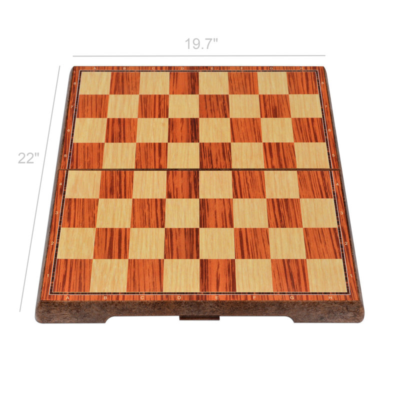 Jeu d'échecs 11 po x 9,4 po