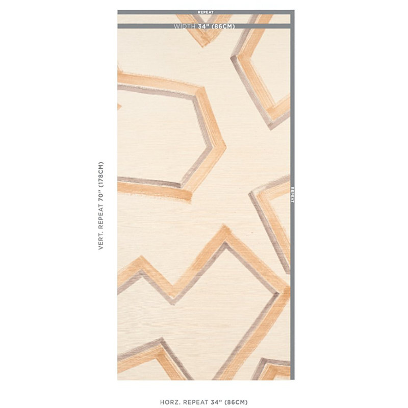 Papier peint Enzo Sisal, Neutre foncé
