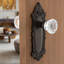 Victorian Plate with Crystal Door Knob-1450050495