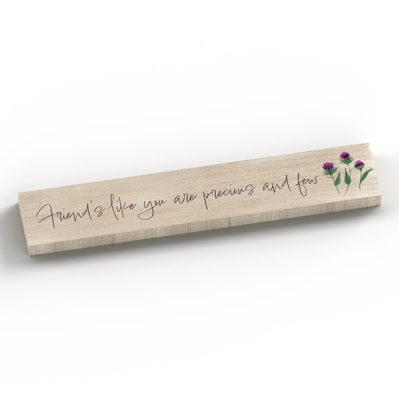 Kana Landscape & Nature Decorative Plaque / Box Sign, Oak