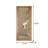 62.99"French-style vintage solid wood silver mirror dressing mirror