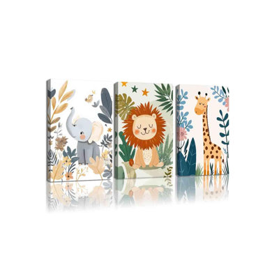 3 Piece Wrapped Canvas Wall Art