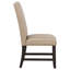 Chaise d'appoint de salle à manger revêtue de similicuir Vinia (ensemble de 2)-2088385423