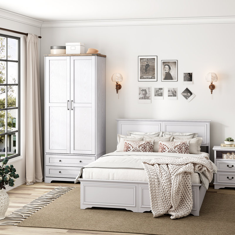 Armoire American Country, Blanc