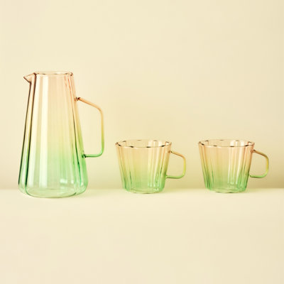 Buckle Handmade Glass Mug