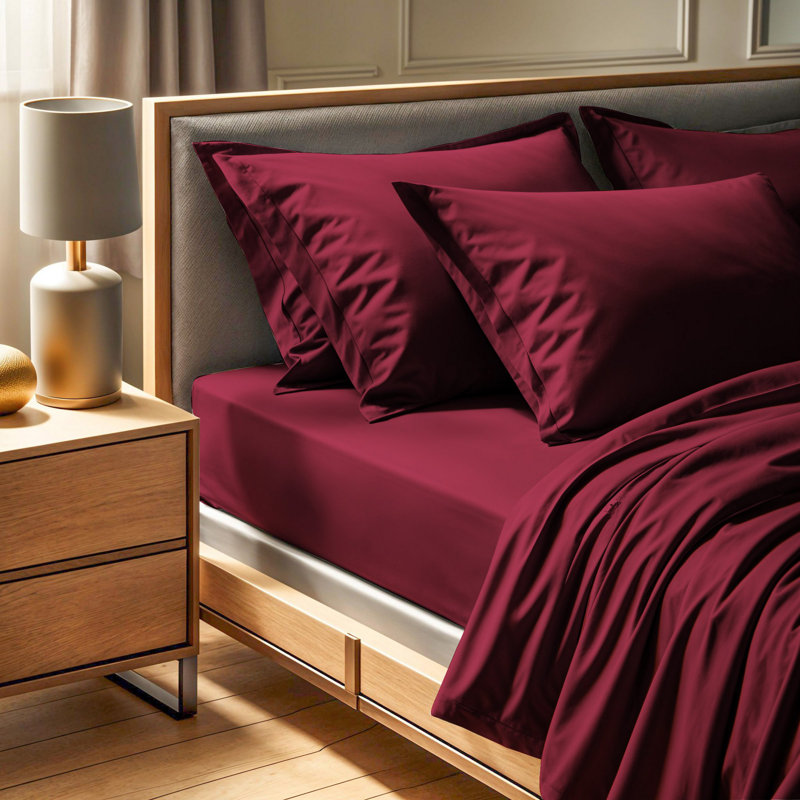 100% Cotton Ranforce Fitted Sheet, Dusty Rose, 55.1 x 78.7 x 11.8 inches | 155 Thread Count, Soft and Breathable | Machine Washable at 86°F | Perfect for Comfortable Sleep and Easy Care