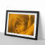 Golden Rose Flower in Abstract - Picture Frame Graphic Art Print-55735226-55735224
