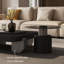Table basse italienne en pierre carrée micro-cristalline