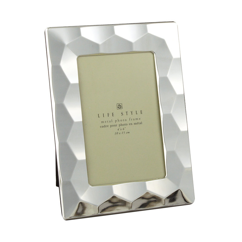 Cadre photo Lewellyn Prism, 4 po x 6 po, Argent