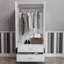 Maybery MDF & Particleboard Wardrobe-1232593836