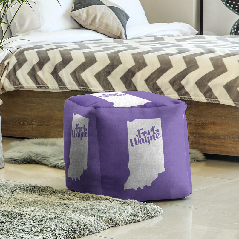 Repose-pieds cubique fort wayne indiana, Mauve