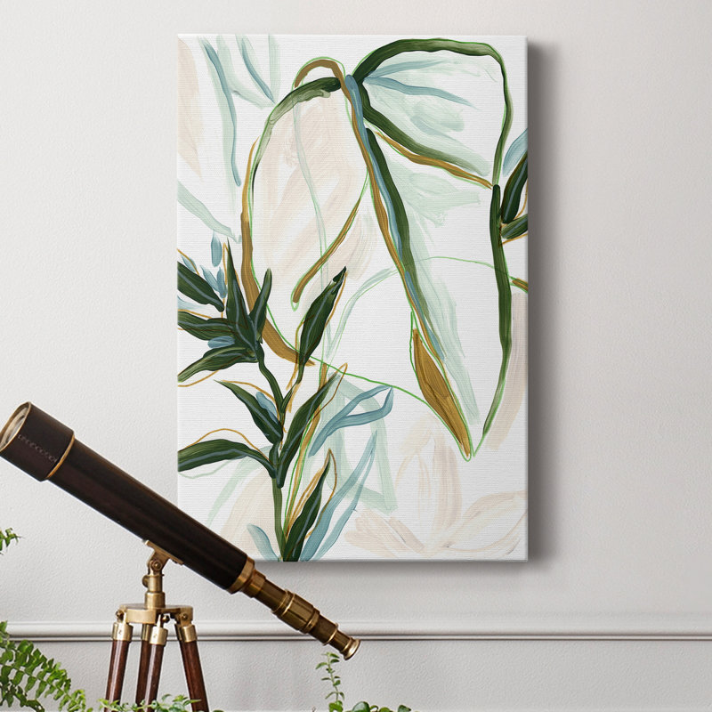 Impression sur toile tendue, Tropical Impromptu III, H 60 po x l 40 po x P 1 po