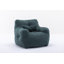 Fauteuil à billes en tissu Teddy rembourré d'éponge à mémoire de forme pour un confort et une polyvalence ultimes-1460019120