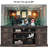 Lorraine Farmhouse TV Stand for TVs up to 85"，Wood TV Console Cabinet with 2 Sliding Barn Doors & Adjustable Shelves-1988010976