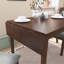 Ensemble de salle à manger extensible 5 pièces de style maison de campagne-115300205