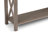 Kitchener 47"W Solid Wood Contemporary Sofa Table with 2 Drawers, Bottom Shelf and X-Design Sides-219901436