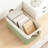 Foldable Fabric Storage Bins With Leather Handles, Large Capacity Closet Organizers And Shelf Baskets For Home Organization, Multi-Purpose Storage Boxes For Clothes, Toys, And Books-35844346