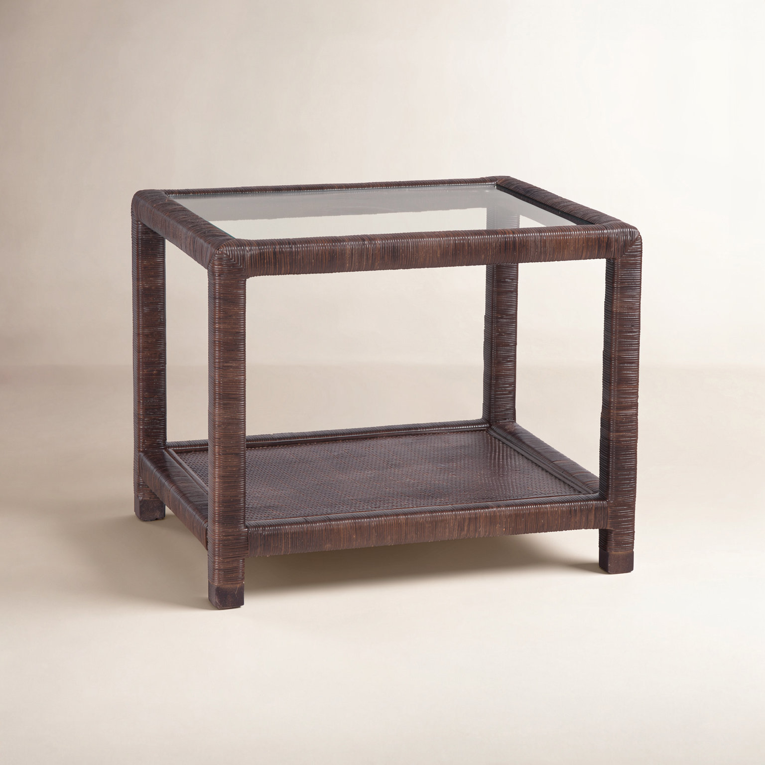 Graham Glass End Table, Java