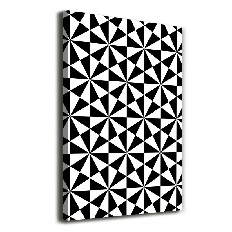 Geometric Background - Wrapped Canvas Print