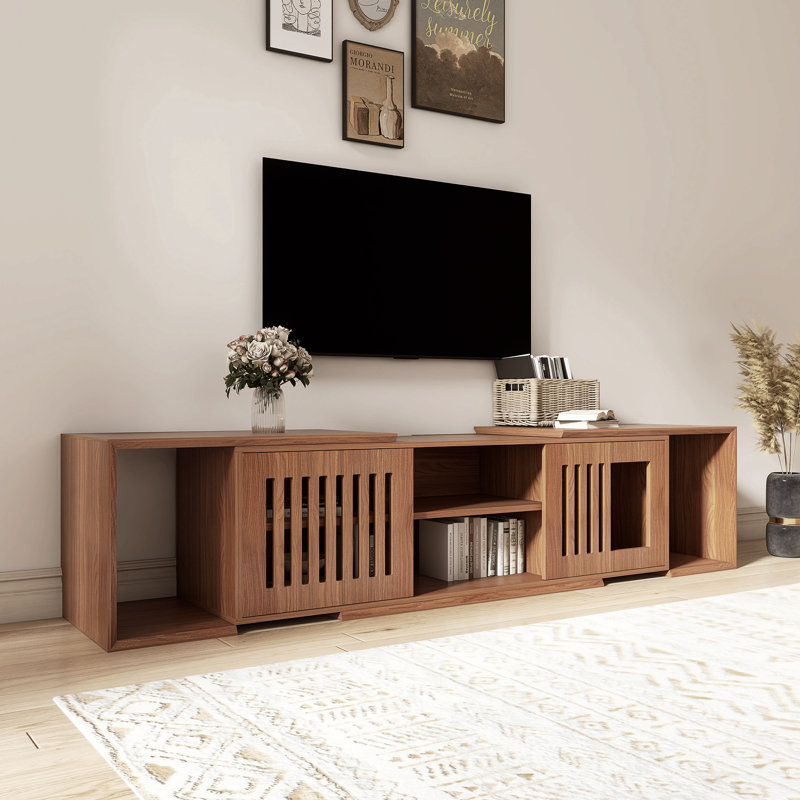 Extendable Mid-Century Morden TV Stand With Cushion