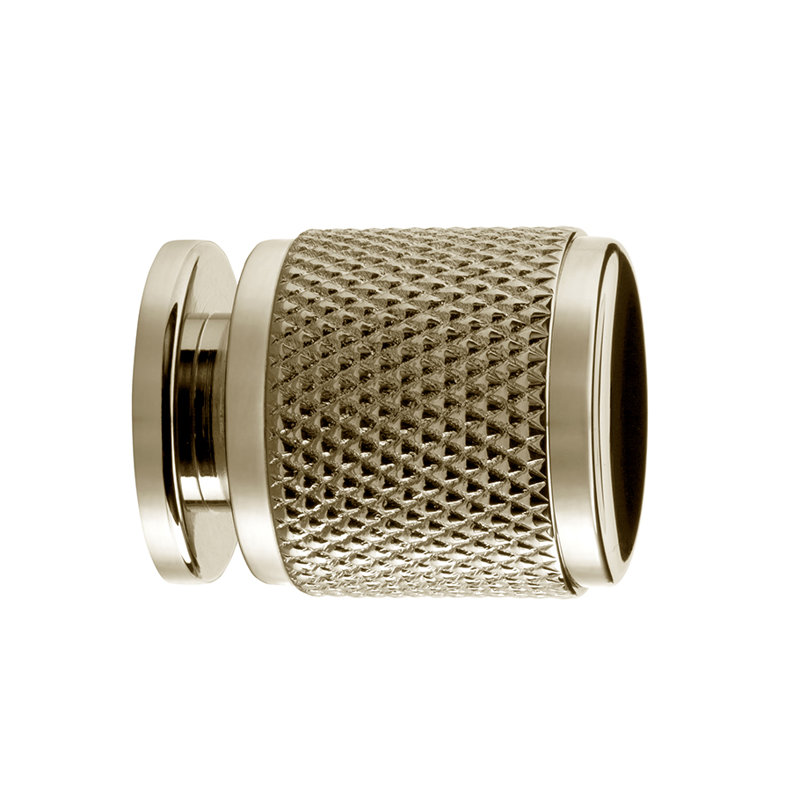 Poignée ronde Jazz, Nickel poli, H 1,02 po x l 1,01 po x P 1,01 po