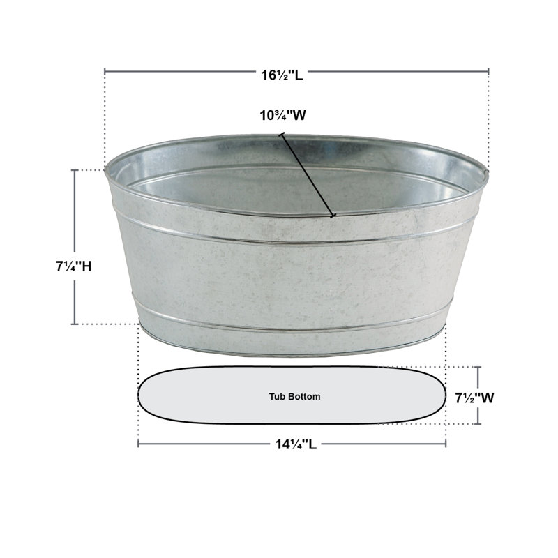 Weinberg Metal Beverage Tub