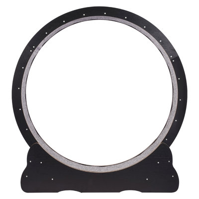43.3" Large Cat Treadmill - Black Wheel With Noise Reduction Bottom, Stable Base, And Suitable For All Sizes Indoor Exercise Pre Installed Expansion Screws, Detachable Mat