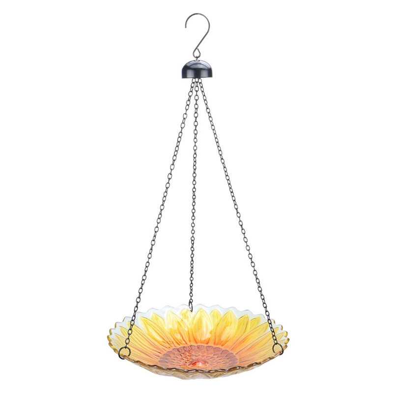 Castlereagh Glass Single Tier Birdbath