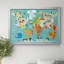 Carte du monde des enfants - cadre photo, impression sur toile-980036101-980036102