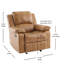 Fauteuil inclinable et oscillant en cuir Charlotte