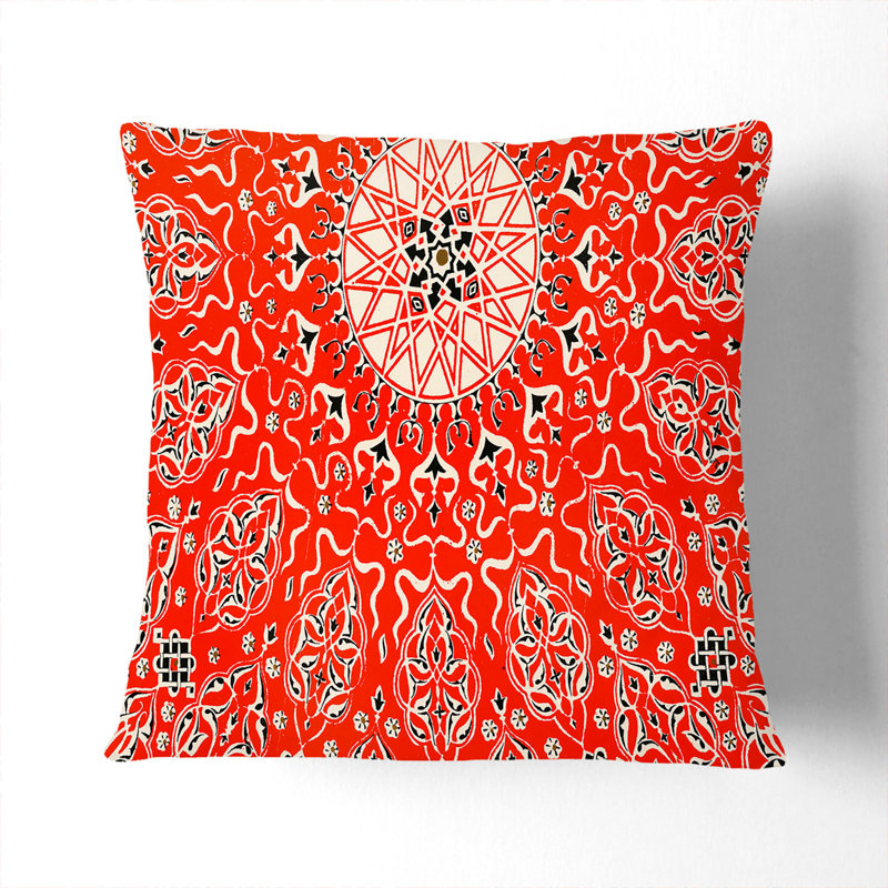 Square Throw Cushion, 40cm H x 40cm W x 15cm D