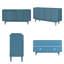 Buffet 61 "à motif géométrique moderne - Rangement à motif convexe avec détails argentés-170365211
