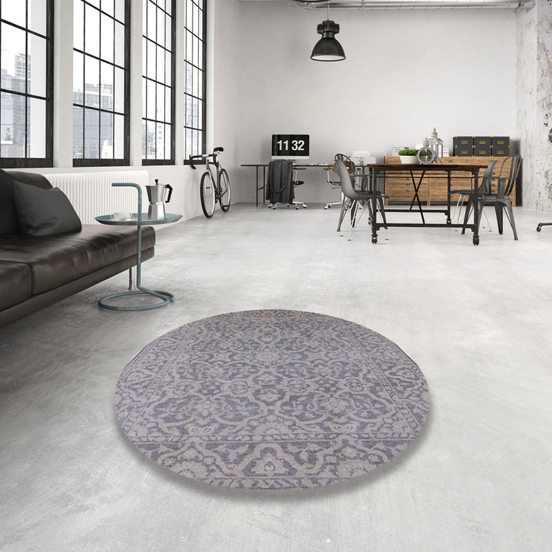 Tapis oriental gris Koris, Rond 3 pi