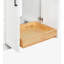 Meuble-lavabo rectangulaire simple de 43 pouces (109 cm) décalé vers la droite, avec comptoir en marbre blanc de Carrare de 1,5 pouce (3,8 cm) d'épaisseur.-625884823-625884908